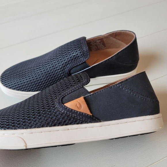 🆕️ Olukai Pehuea Slip On Shoes in Black - Picture 11 of 16